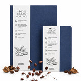 The Urban Nordic Coffee Husk Paper Notebook Set Of 2 A5 Hardbound Journal 160 Ruled Pages + A6 Pocket Notebook 64 Ruled Pages,
