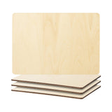Craft Express Sublimation Blank Plywood Placemat Natural Wood Place Mat Ready to be Personalized with Flat Heat Press Set of