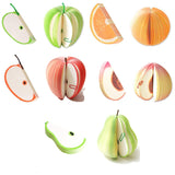 3D Fruit Shape Memo Notes Pads Cute DIY Colorful Mini SelfAdhesive Notepads with Clip, Portable Scratch Paper Memo Pads for D