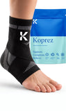 Koprez Ankle Compression Sleeve & Ankle Brace for Plantar Fasciitis Relief