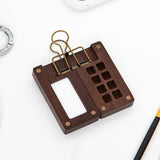 bnf Portable Watercolor Palette Wooden Travel Paint Case Mini Paint Tray Box |Crafts | Art Supplies | Painting Supplies | Painti