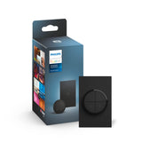 Philips Hue Wall Tap Dial Light Switch, Portable, Black 1 Pack Exclusively for Philips Hue Smart Lights Smart Home Easy,