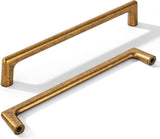 khtumeware 2 Pack Vintage Antique Brass Cabinet Pulls 7-1/2 Inch(192mm) Hole Centers Cabinet Pulls Kitchen Cabinet Hardware for