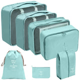 Packing Cubes For Suitcases 7 Pcs Storage Shoe Bag, Makeup Bag, Clothing Underwear Bag, For Man Woman