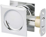 Kwikset 334SQT26 Passage Pocket Door Locks, Polished Chrome