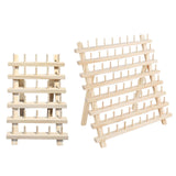 Enakshi Sewing Thread Rack Stable Wooden Thread Holder Organizer For Knitting Tool 30 Spool |Crafts | Sewing | Sewing Boxes & St