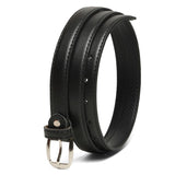 Tybelt Black WomenS Vegan Leather Belt Adjustable Stylish Belt For Dresses & Jeans Top Grain Look, EcoFriendly Casual & Fo