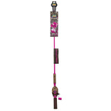 Kid Casters: Leopard Tangle-Free Fishing Combo|Spincast Reel & Practice Casting Plug | 34 Tangle-Free Combo|Inline Rod w/EZ Thre
