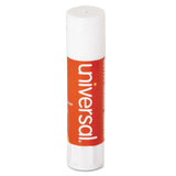 Universal 75748VP Glue Stick, .28 oz, Stick, Clear, 30/Pack