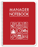 BookFactory Manager's Log Book Planner, WireO, 100 Pages