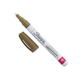 SHARPIE OilBased Paint Marker, Fine Point, Metallic Gold, 1 Count Great for Rock Painting