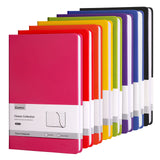 Comix 8 Pack Lined Journal Notebooks for Work, 240 Pages, 5.5x8.3, Hardcover, A5 Medium College Ruled, Journaling Notebooks for