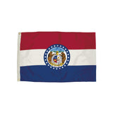 Flag Zone FZ2242051 Nylon Missouri Flag with Heading & Grommets, 36 Width, 60 Length