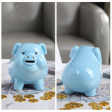 PIG WORLD Piggy Bank for Adults Must Break to Open,Piggy Bank for Kids Safe,Ceramics alcancias De Dinero para Adultos Nios,Real