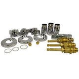 Danco 39621 DANCO Bath Tub and Shower 3Handle Trim Kit for Sterling, Chrome