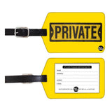 Nutcase Designer Luggage Travel Baggage Tags Set Of 2 With Name Card Inside Private