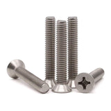 #8-32 x 1-3/4 (50 Pack) Phillips Flat Head Machine Screws, Stainless Steel 304 (18-8), UNC Coarse Thread, Countersunk Head Machi