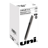 Uniball 1921065 Roller Ball Stick DyeBased Pen Black Ink Micro 36/Box
