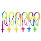 YQZIYOU 6 PCS Catholic Rosary Beads - Confirmation Gifts for Teenage Girls, Soft Silicone Rosary, Childrens Gift