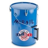 MirOil 30L 6 Gallon Oil Disposal Caddy with Lid Lock Safe Storage & Transport of Up to 6 Gal of Polishing / Frying Oil Utility