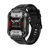 YoimJoyFun Men's Smartwatch, 1.85-inch Large Display, Android-Enabled Smart Fitness Watch, Takes and Makes Calls (Black)