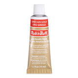 AMACO Rub n Buff Wax Metallic Finish - Rub n Buff Grecian Gold 15ml Tube - Versatile Gilding Wax for Finishing Furniture Antiqui