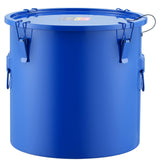 VEVOR Fryer Grease Bucket, 8 Gal Oil Disposal Caddy Carbon Steel Fryer Oil Bucket with Rust-Proof Coating, Oil Transport Contain