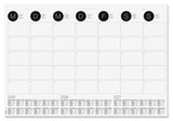SIGCD HO550 59.5 x 41 cm Paper Desk Pad /Wall Calendar