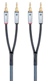 Monolith MultiStrand Conductors Speaker Wire 6 Feet Pair, PE Insulated, 14AWG, Oxygen Free Copper With Gold Plated Banana P