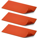 Pushglossy 3 Pcs Silicone Heat Press Cover Pad 1/8 x 4 x 8 Foam Press Mat Accessories Heat Resistant to 536F Double Sided Use fo