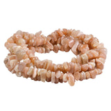 31 inches Chip Stone Loose Gemstones Beads Drilled Strand for Jewelry Making (Sunstone)