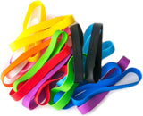 GRIFITI Elastic Band Joes 6 X 0.75 Silicone Rubber Bands Colorful Assorted 20 Pack Long Lasting, Cooking Grade, Folders, Hot,