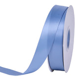 Ribest Dusty Blue Double Faced Satin Ribbon, 1 Inch 50 Yard Ribbon for Crafts Gift Wrapping Bows Wedding Party Decoration Bouque