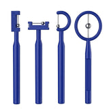 4Pcs Oral Muscle Trainer Set Tongue Tip Exerciser For Adults Lateralization And Elevation Tool For Speech Therapy Portable Blue