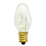 Bulbrite Incandescent C7 Candelabra Screw Base (E12) Light Bulb, 7 Watt, Clear