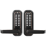 VEVOR Mechanical Keyless Entry Door Lock, 2.0 Code Upgrade, 4-7 Digits Code, Double-Sided Push Button Combination Keypad Door Lo