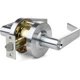 Tell Manufacturing Standard Duty Commercial Entry Lever with a Cylindrical Latch, C Keyway, Tested ANSI Grade 2, Certified UL 3