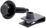 Allstar ALL18558 Body Bolt Kit w/ Clips 10pk Black