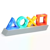 Paladone PlayStation Heritage Icons Light with 3 Light Modes, Music Reactive Game Room Lighting