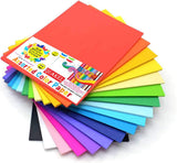 QUAKEL (QKL1) Multicolour A4 Size Sheet, 200 Piece 20 Sheets Each Colour Printing Papers, Art & Craft Paper Sheets, Double Side