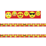 Borders/Trims, Magnetic, Rectangle Cut - Emoji Theme, 24' per Pack, 2 Packs