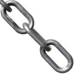Mr. Chain HeavyDuty Plastic Barrier Chain, Silver, 2Inch Link Diameter, 50Foot Length (5100850)