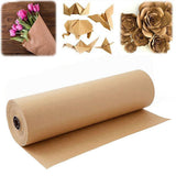 Enakshi 30 Meters of Kraft Wrapping Paper Roll, Natural Gift Wrapping Paper, Wedding Party Favors, Packing & Shipping Parcels, 3