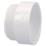 NIBCO C4804 3 HXMIPT MALE ADAPTER PVC, White, 1 Count (Pack of 1)