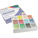 Pentel Arts Oil Pastels, 432 Piece Classroom Size Pack (PHN12CP)