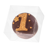 JCXGRVC 100Pack 2.17x2.17x1.38 Inch Chocolate Covered Ore Boxes Single Macaron Boxes Brownie Boxes S'Mores Treat Boxes Candy Box