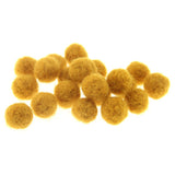 Zasy Needle Felt Balls Pure Wool Beads Dry Felted Balls 15mm Handmade DIY Crafts 20pcs (Ginger)