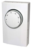 KING K101 Single Pole Line Voltage Thermostat, 120277V, White