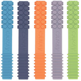 Xtra Tough Sensory Chew Stick Toys (5 Pack) - Designed for ADHD, Autism, SPD, Oral Motor Stimulation, Special Needs - Extra Toug