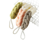 SUNBIRD Mesh Long Stretch Back Sponge with Rope Handles Back Scrubber Bath Shower Mesh Sponge Exfoliating Body Scrub Stretch Bra